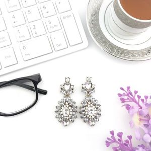 “Riley” Crystal Drop Statement Earrings